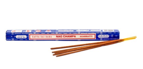 Nag Champa Incense - 15 G - ORIGINAL - Fantastic Aroma - Inspires Peace & Calm - Herbal Hand Rolled Incense - Offering Meditation