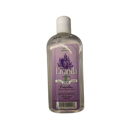 Kolonia 1800 Lavanda - Spiritual Water Contains 4 Ounces- Used for Spirit Work and Cleansing of the Home or Business to remove Negativity