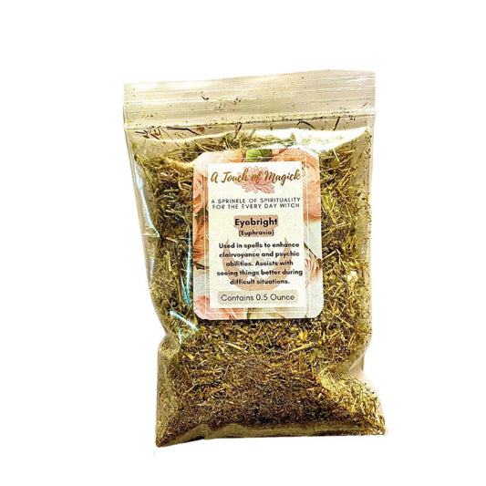 Eyebright Herb | Euphrasia | 0.5 Ounces | Used to Enhance Psychic Powers & Clairvoyance | Use in Spell Bottles, Mojo Bags | Witch Herbs